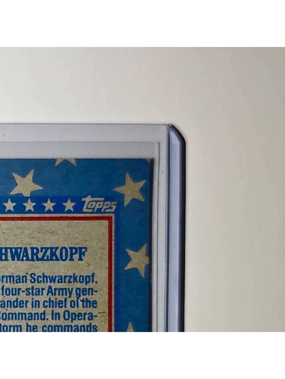 General Schwarzkopf 1991 Topps Desert Storm #157 Card - Picture 8 of 10